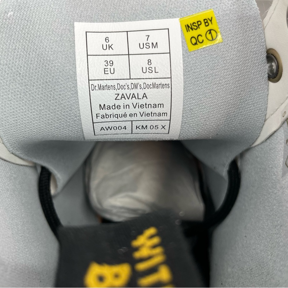 Dr. Doc Martens Zavala Combat Leather Boots - Picture 12 of 13